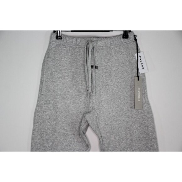 Essentials Fear Of God Mens XS 28 x 31 SS21 Heather Grey Sweatpants NEW R1670 - Picture 2 of 7